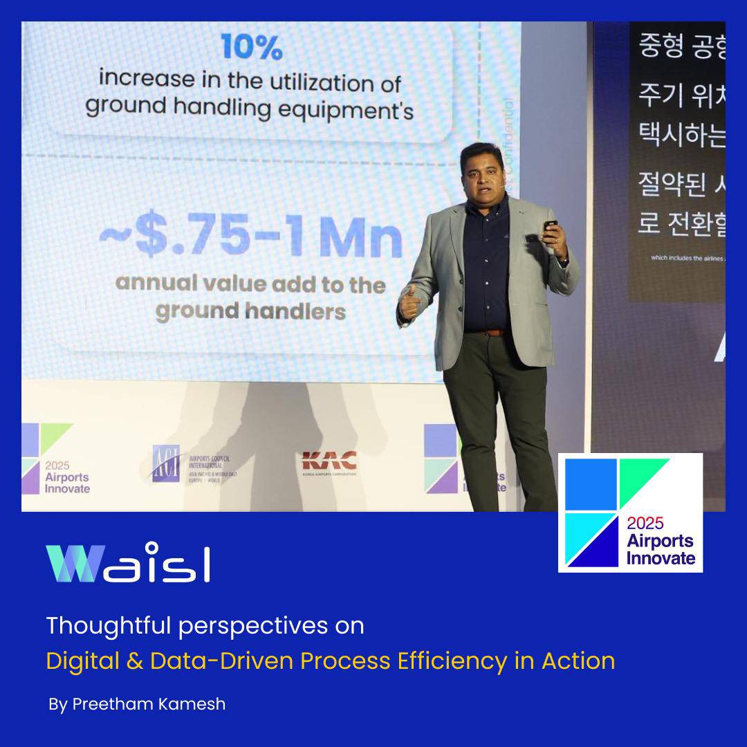 Waisl Image Presentation by our GCBO at Airports Innovate 2025 - WAISL